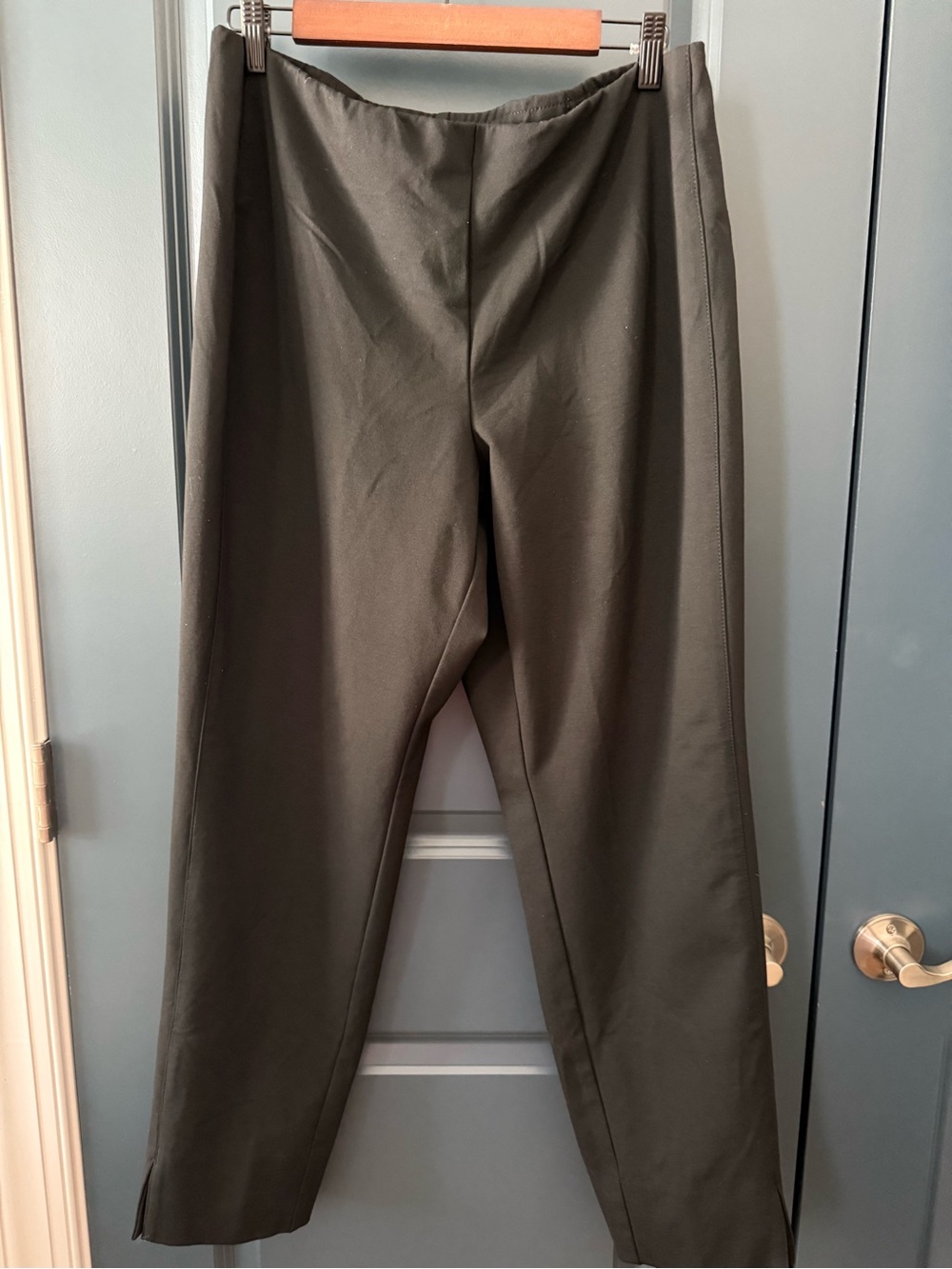 J. Jill Women’s Olive Black Slim Ponte Pants